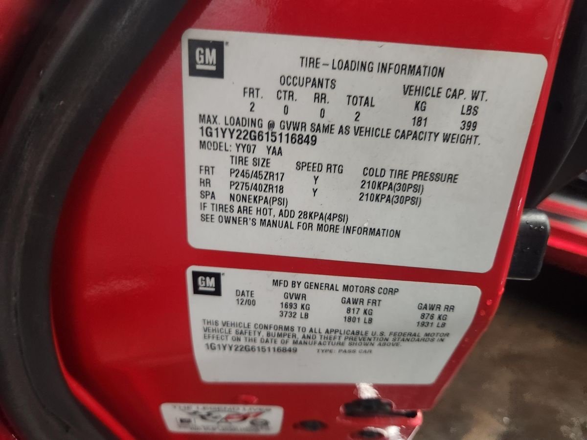 2001 Chevrolet Corvette Coupe - Image 21